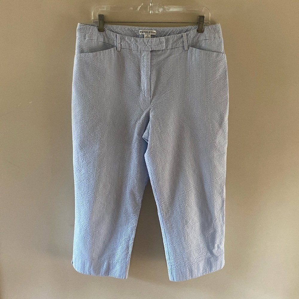 Pendleton Seersucker Capris